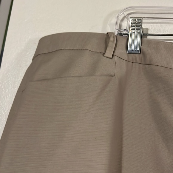 Calvin Klein modern fit tan flat front trousers - Picture 2 of 11
